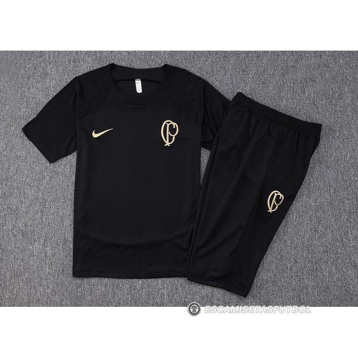 Chandal del Corinthians Manga Corta 23-24 Negro - Pantalon Corto